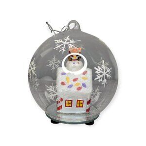 Christopher Radko LED Blown Gloss Christmas Ornament with Original Box